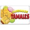 Signmission Handmade Tamales Banner Concession Stand Food Truck Single Sided B-120 Handmade Tamales19 - alternate 1
